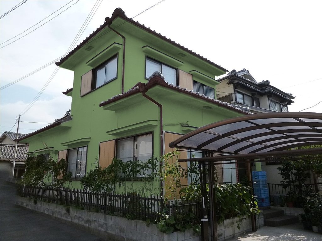 岸和田市 外壁塗装 施工例【 Ｏ様邸 】