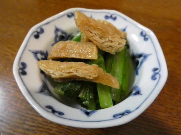 小松菜の炒め物