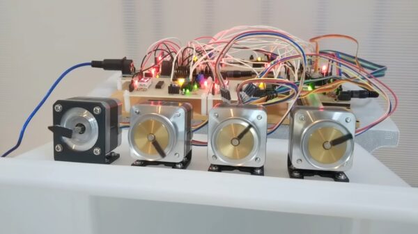 ステッピングモーターで「カノン」を演奏させてみた