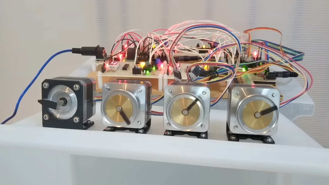 ステッピングモーターで「カノン」を演奏させてみた