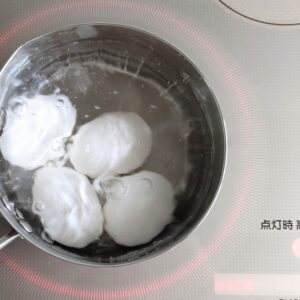 ゆで卵論争、勃発しました🥚